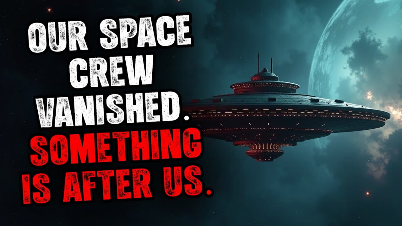 Still from Our Space Crew Vanished. Something is After us.