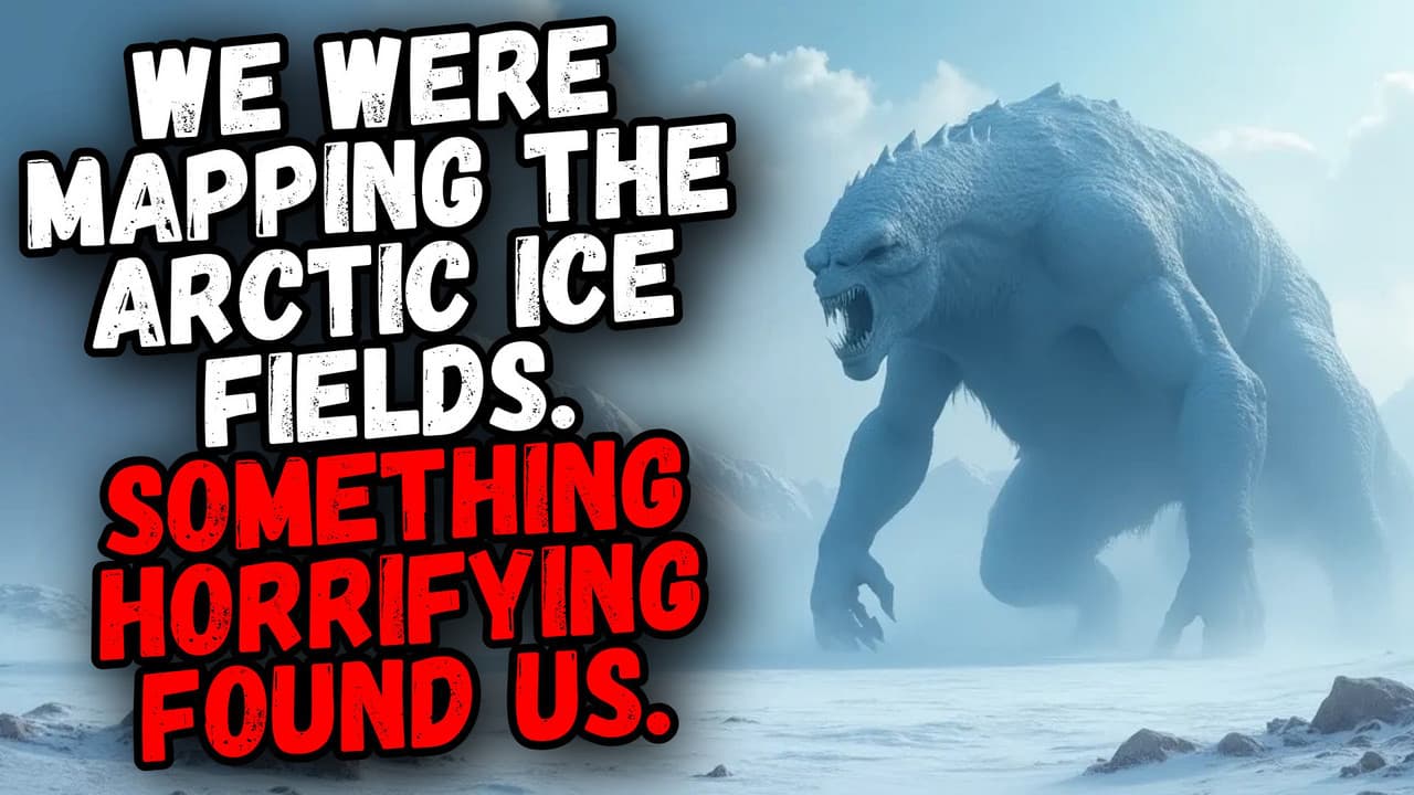 Still from We Were Mapping the Arctic Ice Fields. Something Horrifying Found us.