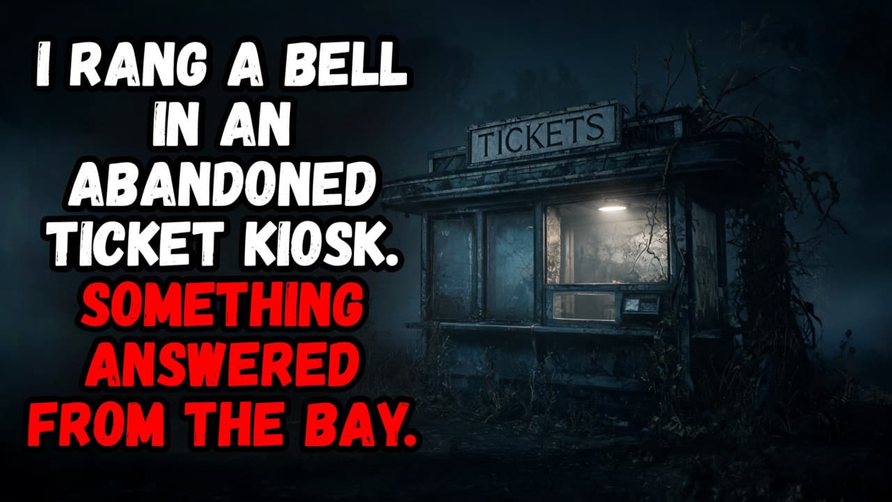 Still from I Rang a Bell in an Abandoned Ticket Kiosk. Something Answered From the Bay.
