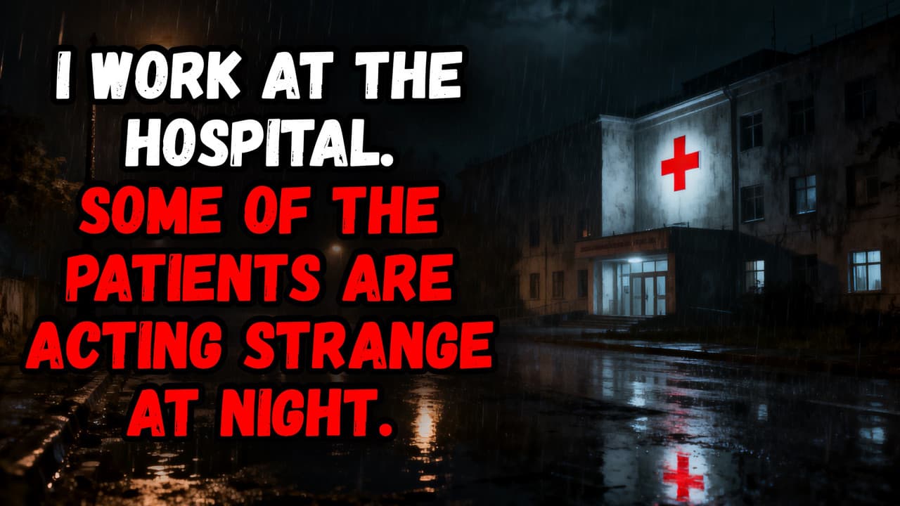 Still from I Work at the Hospital. Some Of The Patients Are Acting Strange at Night.
