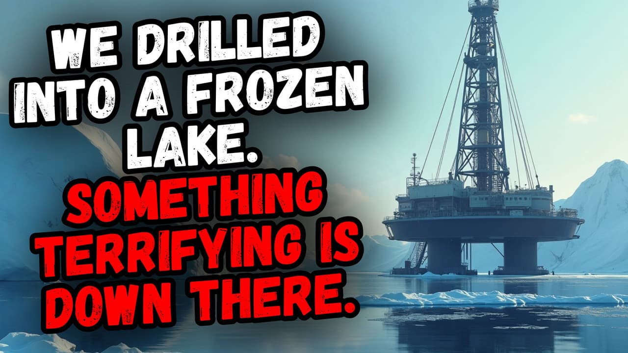 Still from We Drilled Into a Frozen Lake. We Found Something Terrifying Down There.