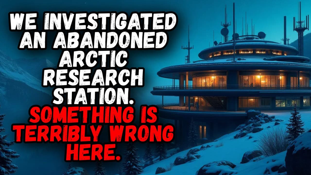 Still from We Investigated an Abandoned Arctic Research Station.