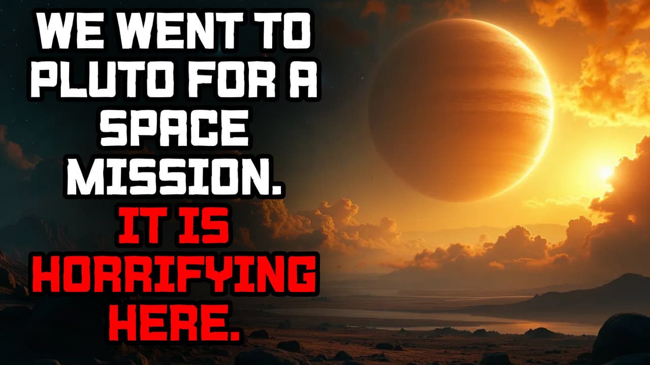 Still from We Went to Pluto For a Space Mission. It is Horrifying Here.