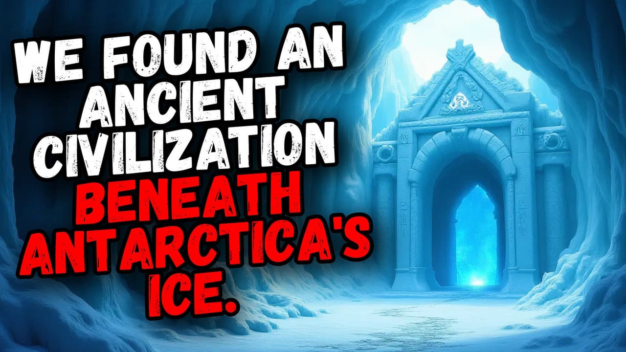 Still from We Found an Ancient Civilization Beneath Antarctica's Ice.