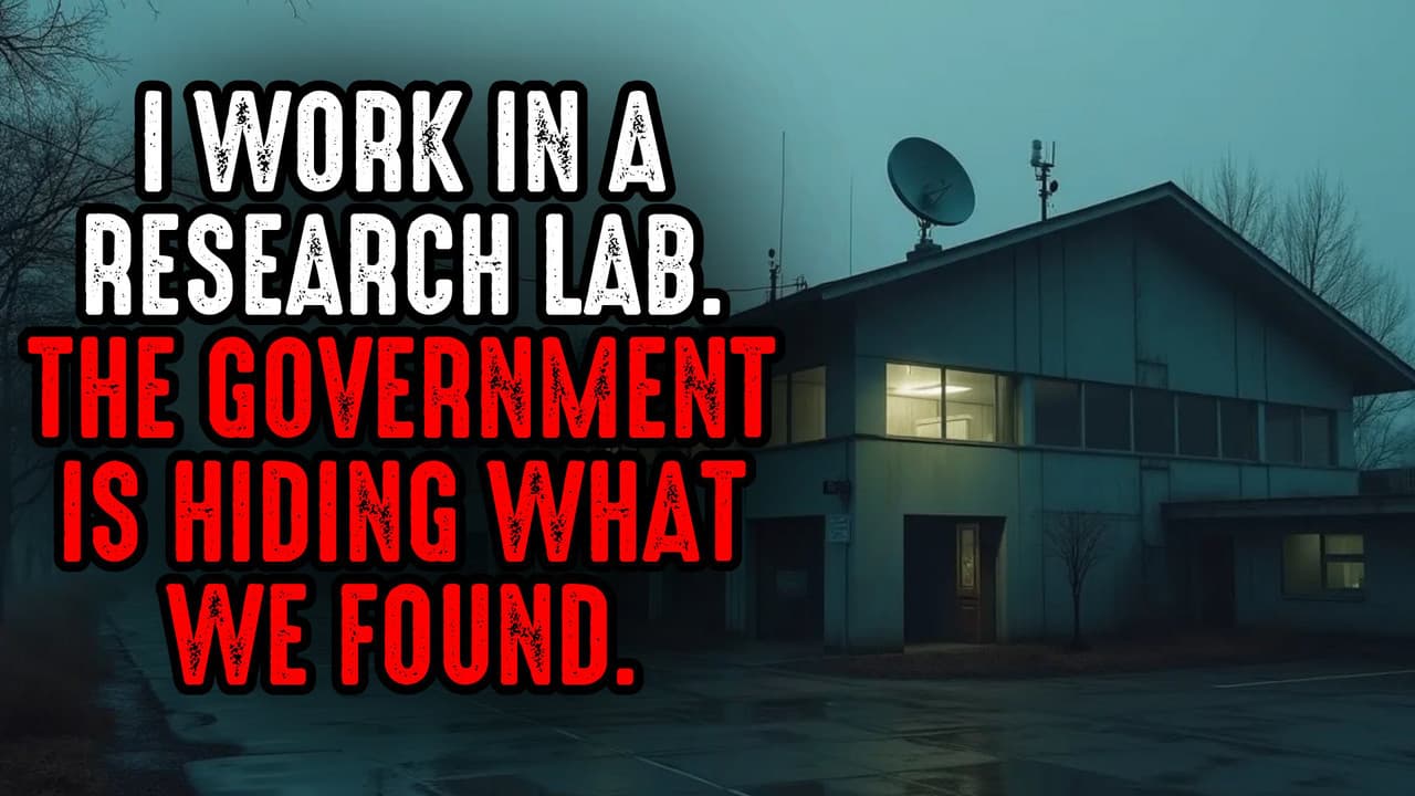 Still from I Work in a Research Lab. The Government is Hiding What We Found.