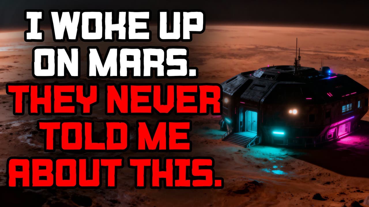 Still from I Woke up on Mars. They Never Told me About This.