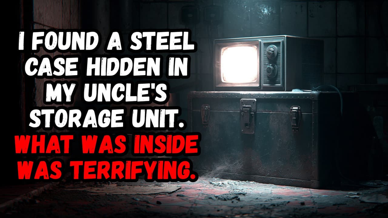 Still from I Found a Steel Case Hidden in my Uncle's Storage Unit. What Was Inside was Terrifying.