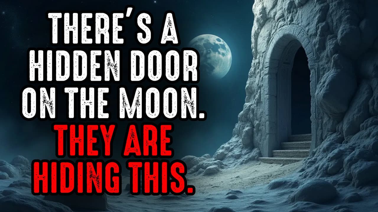 Still from There's a Hidden Door on the Moon. They are Hiding this.