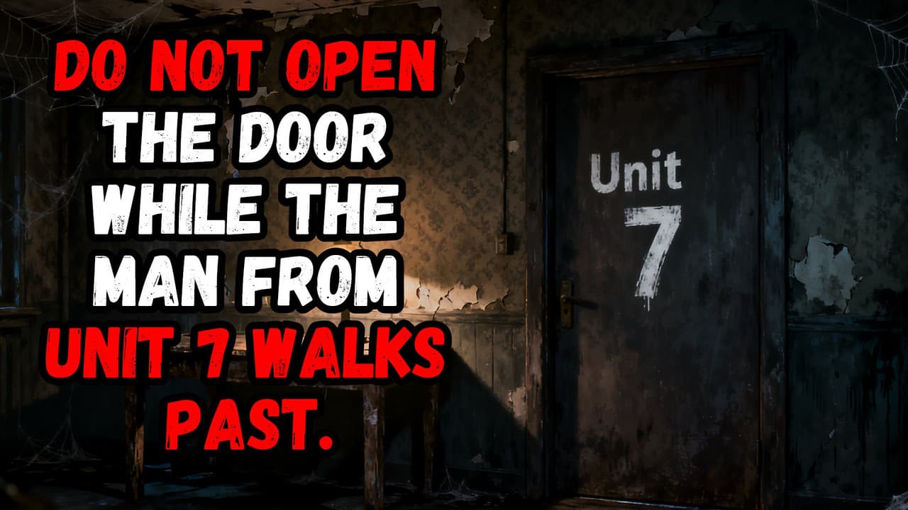 Still from Do Not Open Your Door While the Man from Unit 7 Walks Past.