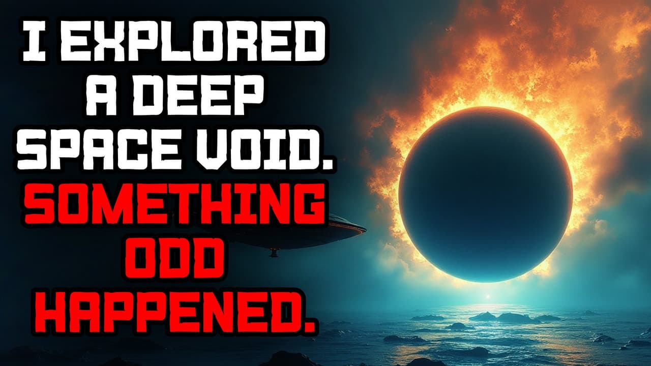 Still from I Explored a Deep Space Void. Something Odd Happened.