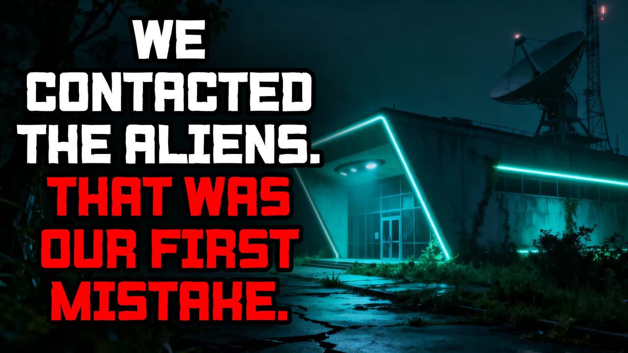 Still from We Contacted the Aliens. That Was Our First Mistake.