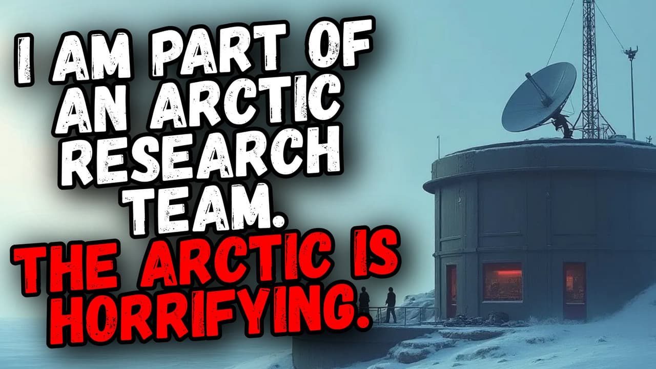 Still from I Am Part of a Arctic Research Team. The Arctic is HORIFYING.
