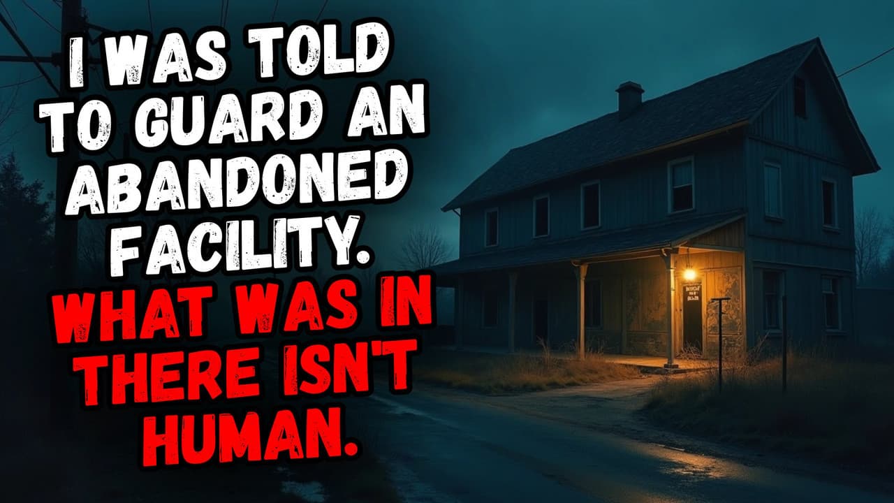 Still from I Was Told to Guard an Abandoned Facility. What was in There Isn't Human.