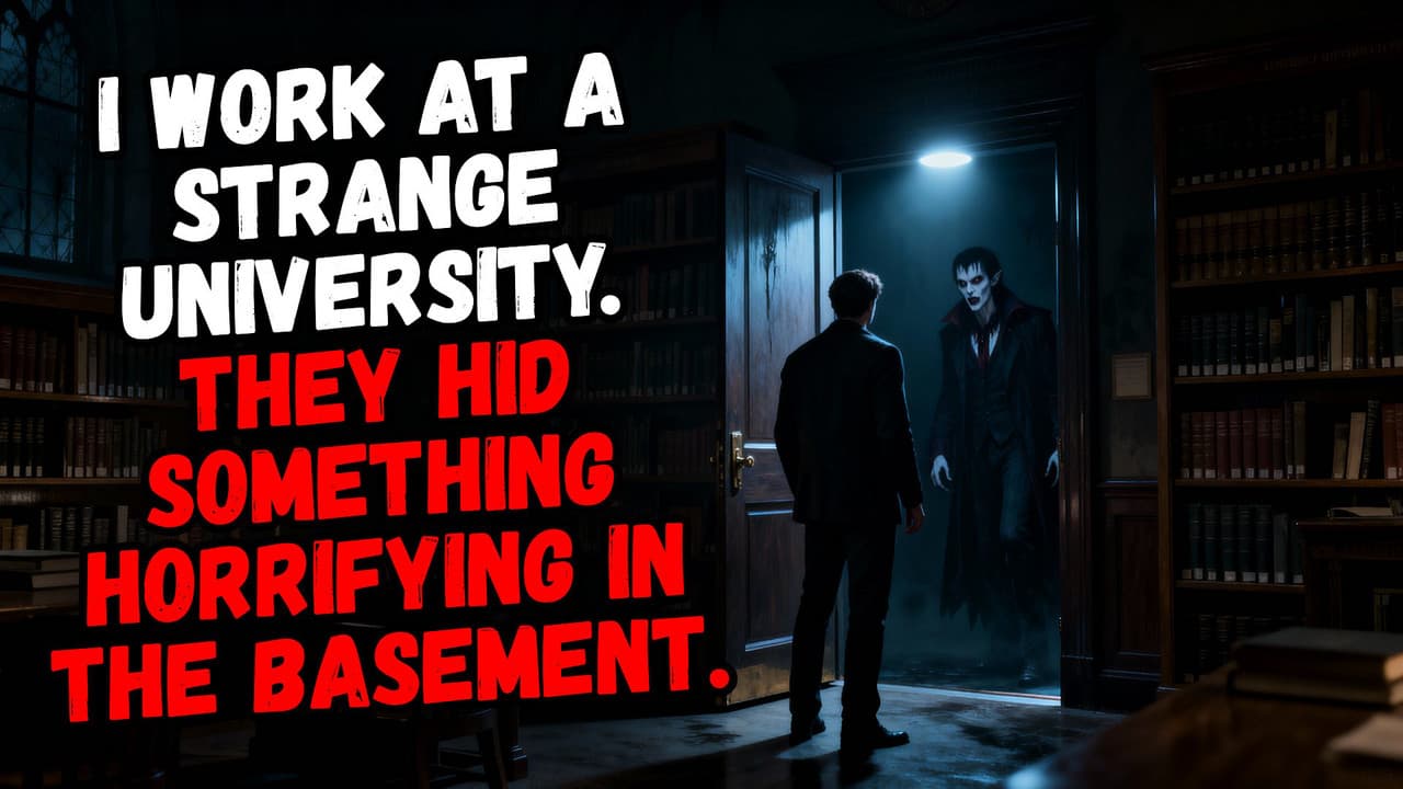 Still from I Work at a Strange University. They Hid Something Horrifying in The Basement.