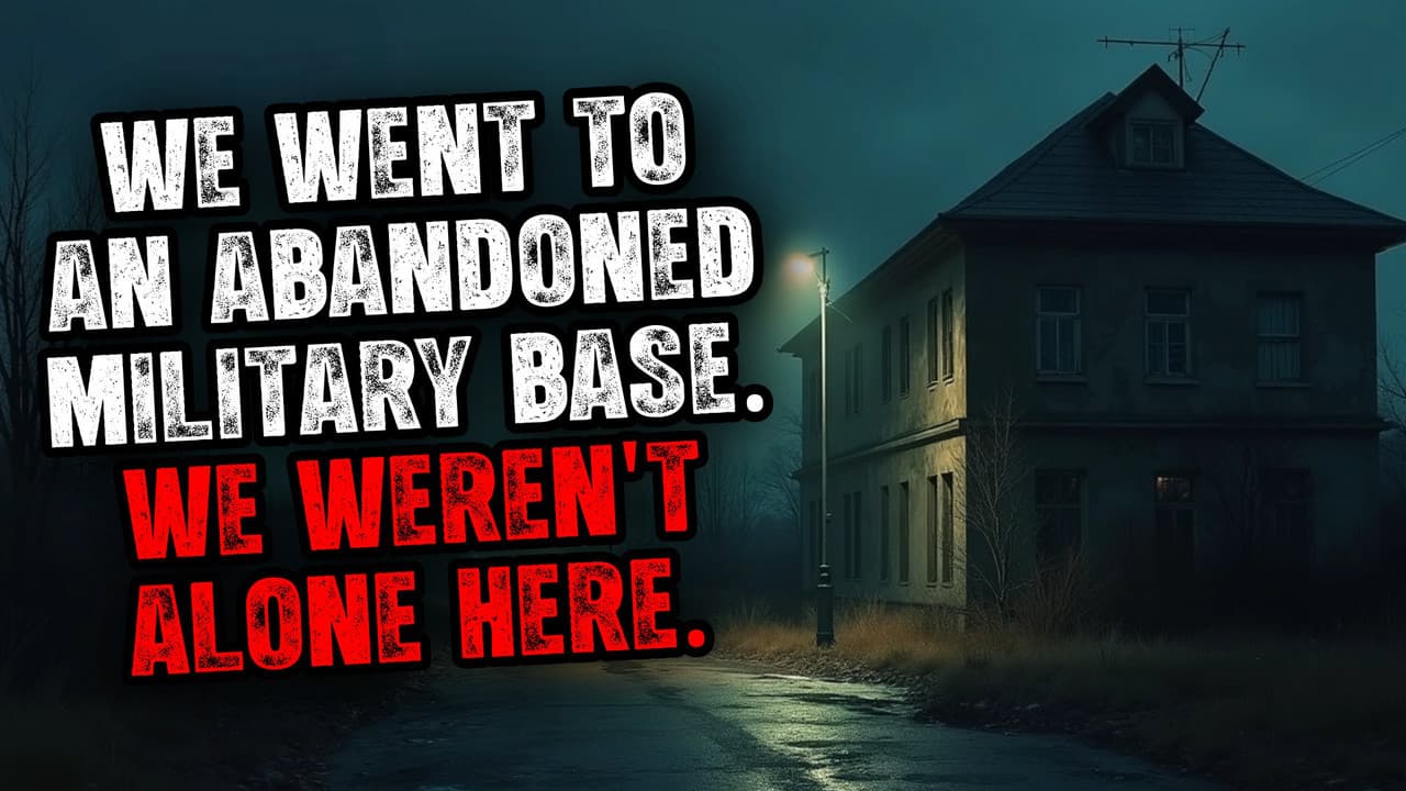 Still from We Went to an Abandoned Military Base. We Weren't Alone Here.