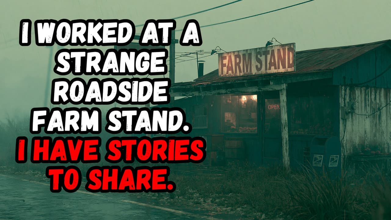 Still from I Worked at a Strange Roadside Farm Stand. I Have Stories to Share.