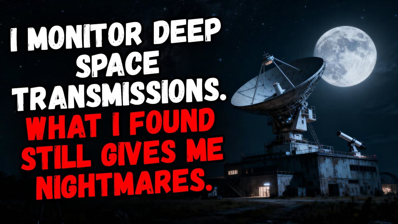 Still from I Monitor Deep Space Transmissions. What I Found Still Gives Me Nightmares.