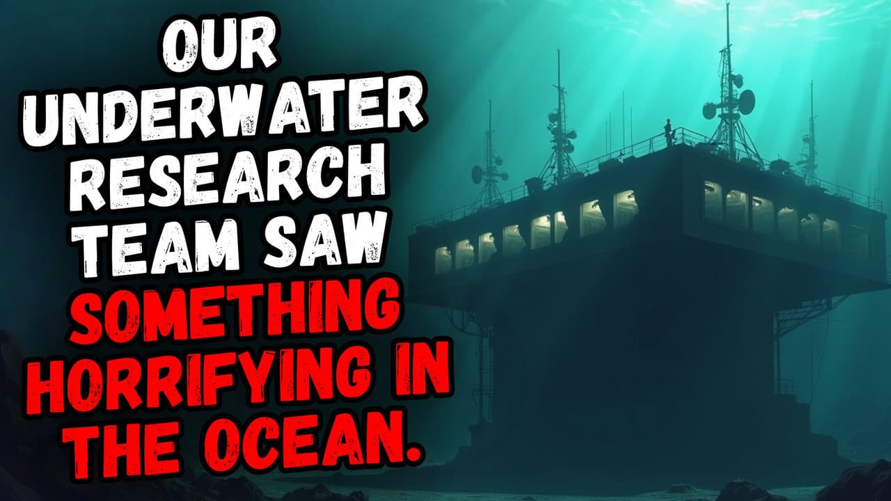 Still from Our Underwater Research Team Saw Something Horrifying.