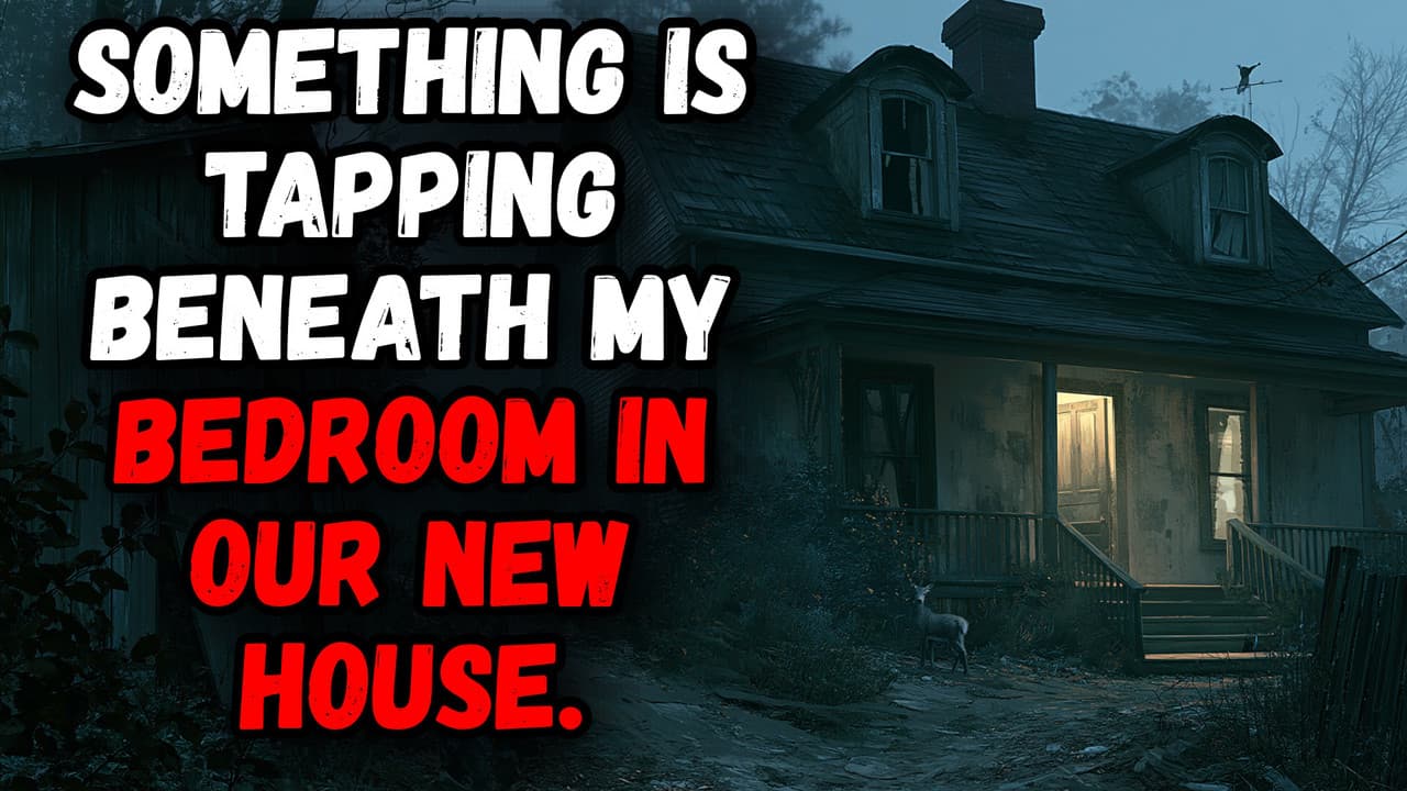 Still from Something Is Tapping Beneath My Bedroom In Our New House.