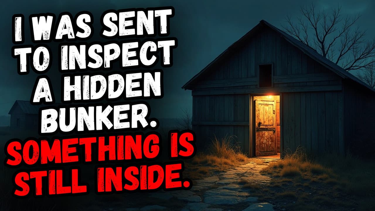 Still from I Was Sent to Inspect a Hidden Bunker. Something is Still Inside.
