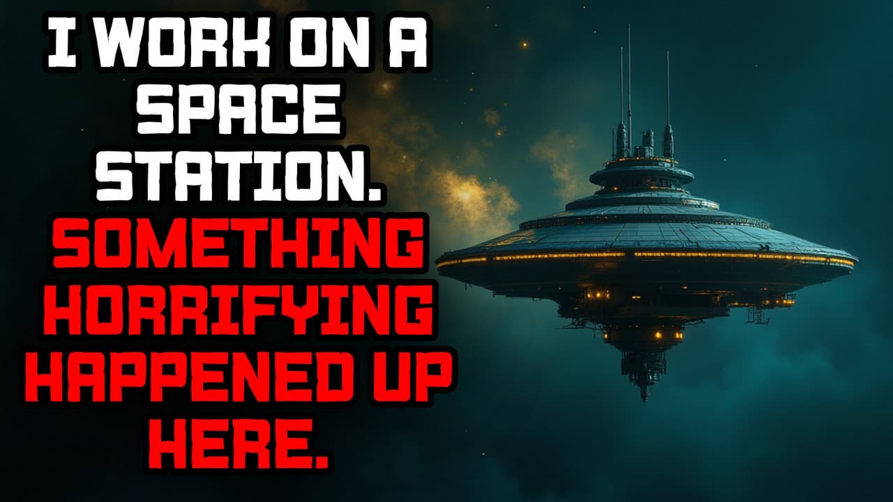 Still from I Work on a Space Station. Something Horrifying Happened up Here.