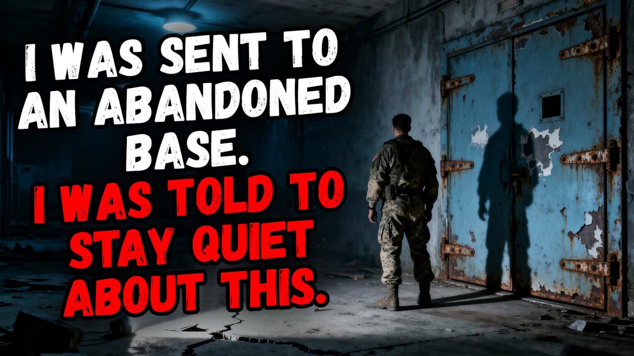 Still from I Was Sent to an Abandoned Base. I Was Told To Stay Quiet About This.