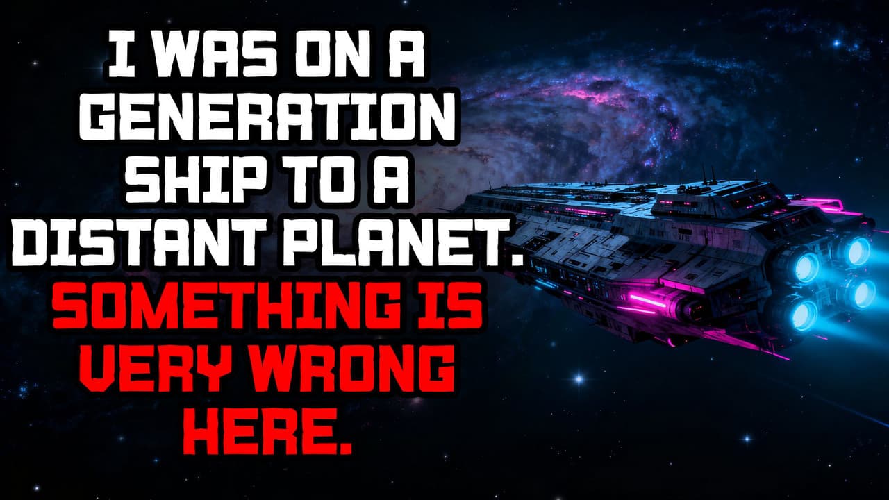 Still from I was on a Generation Ship to a Distant Planet. Something is Very Wrong Here.
