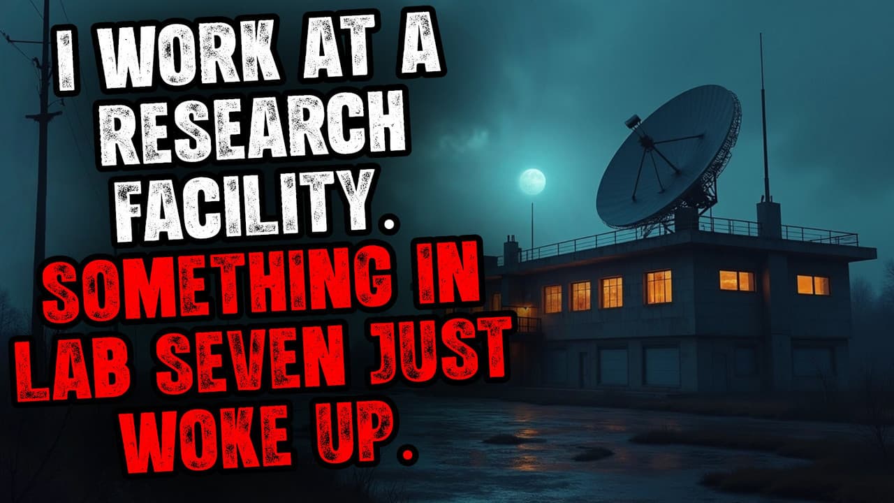 Still from I Work at a Research Facility. Something in Lab Seven Just Woke up.