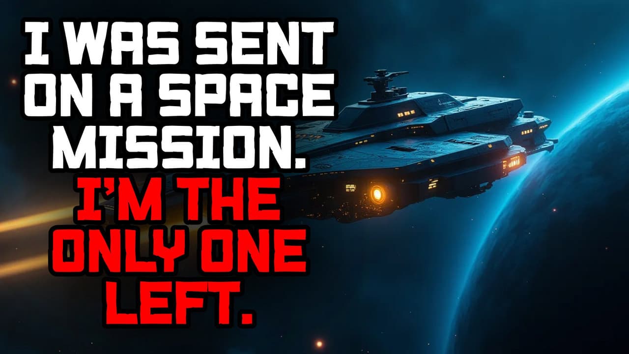 Still from I Was Sent on a Space Mission. I'm the Only One Left.