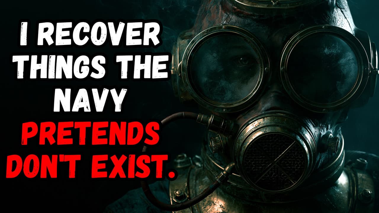 Still from I Recover Things The Navy Pretends Don't Exist.
