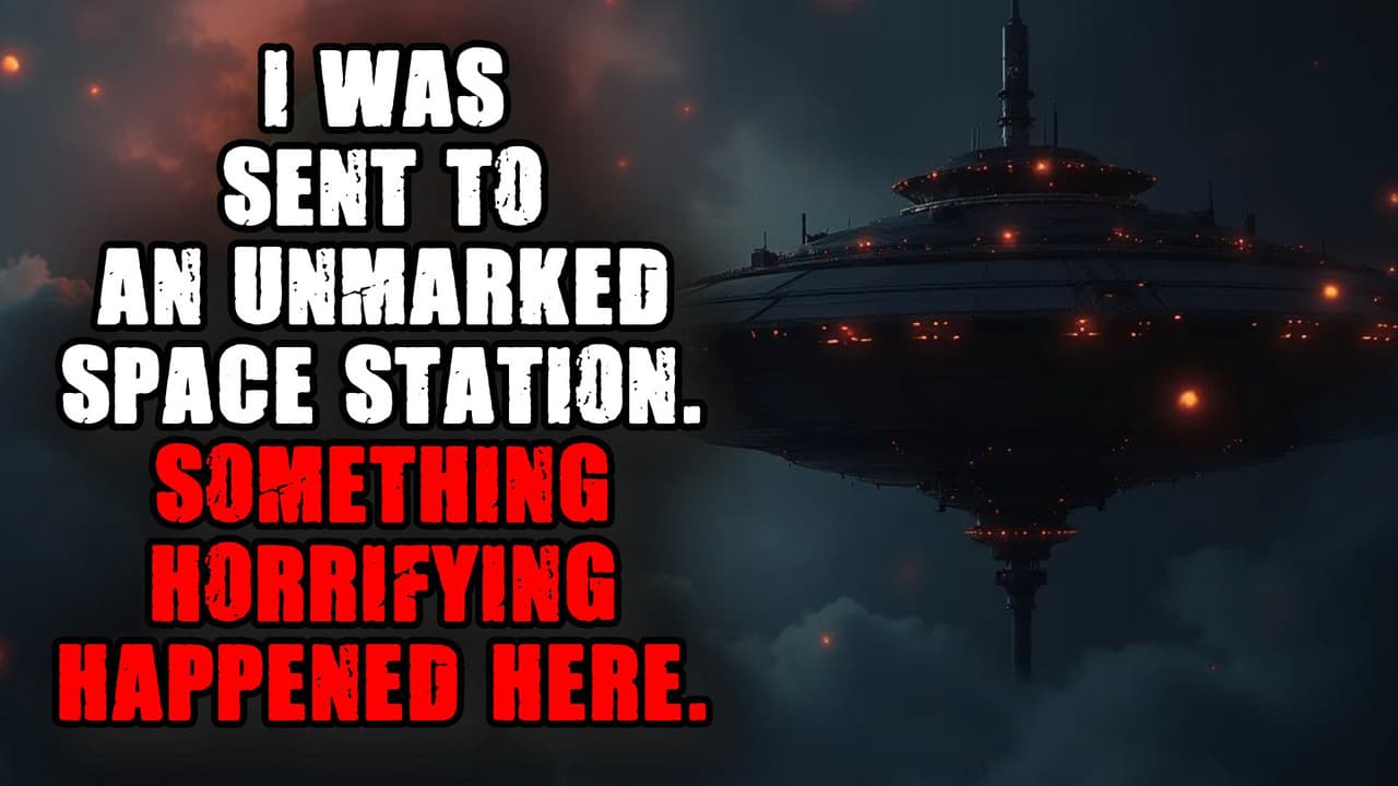 Still from I Was Sent to an Unmakred Space Station. Something Horrifying Happened Here.