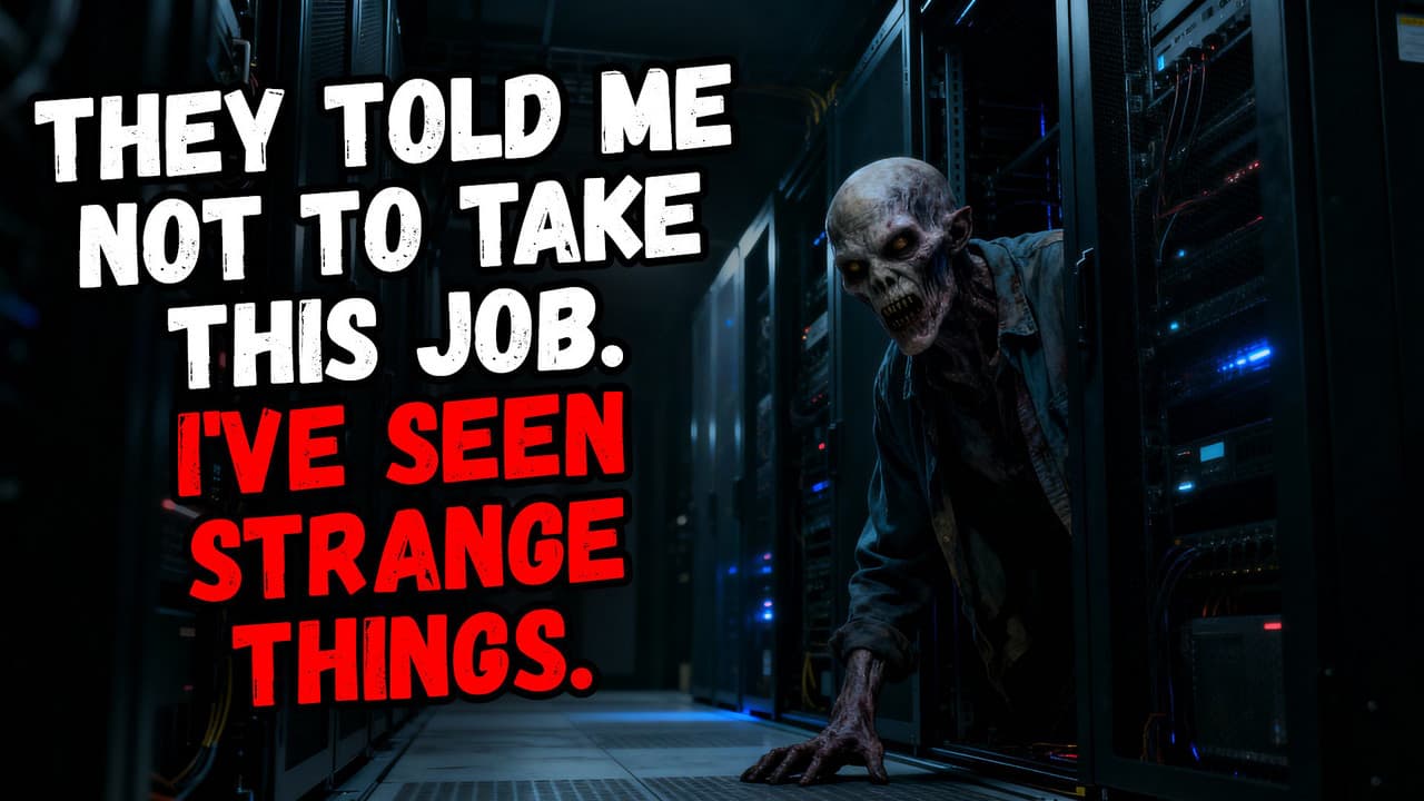 Still from They Told Me Not To Take This Job. I've Seen Strange Things.