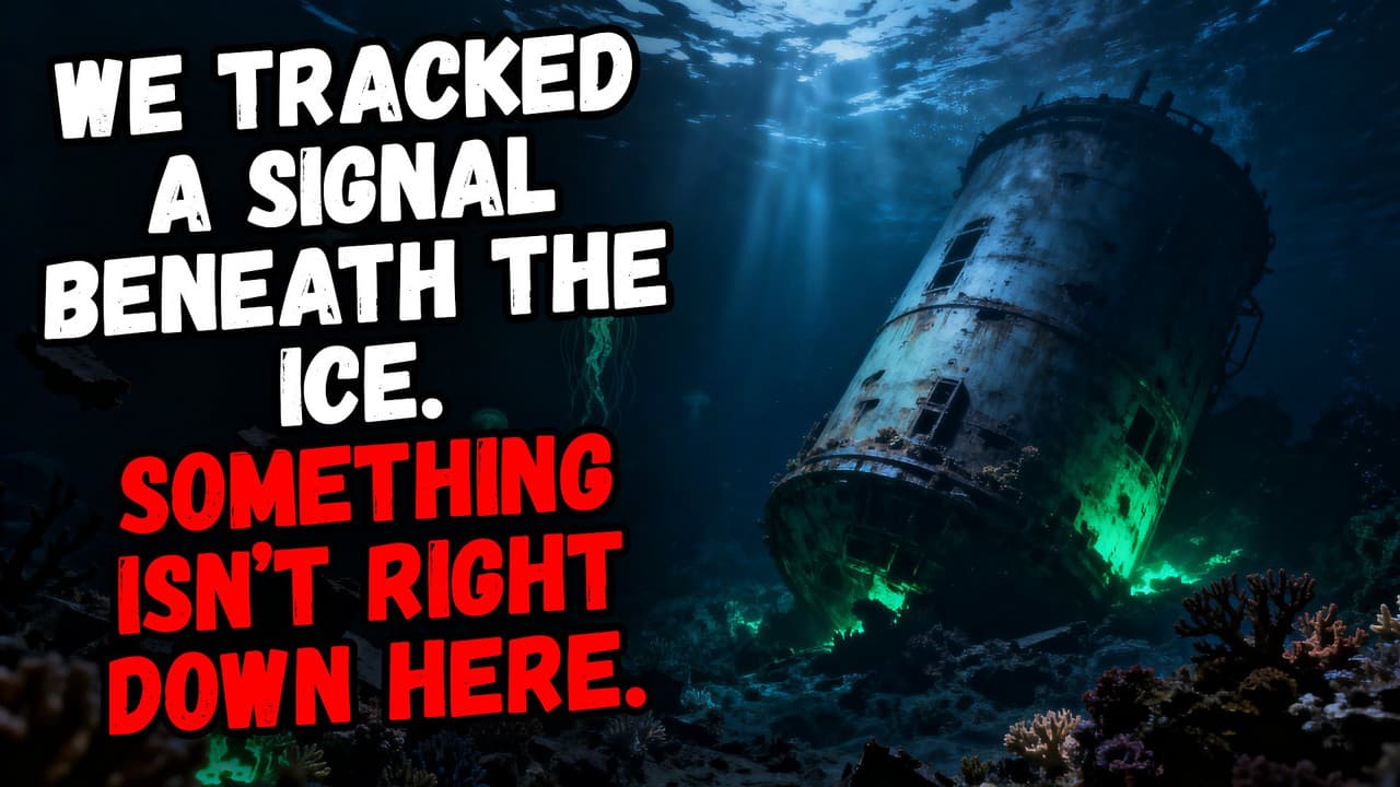 Still from We Tracked a Signal Beneath the Ice. Something Isn’t Right Down Here.