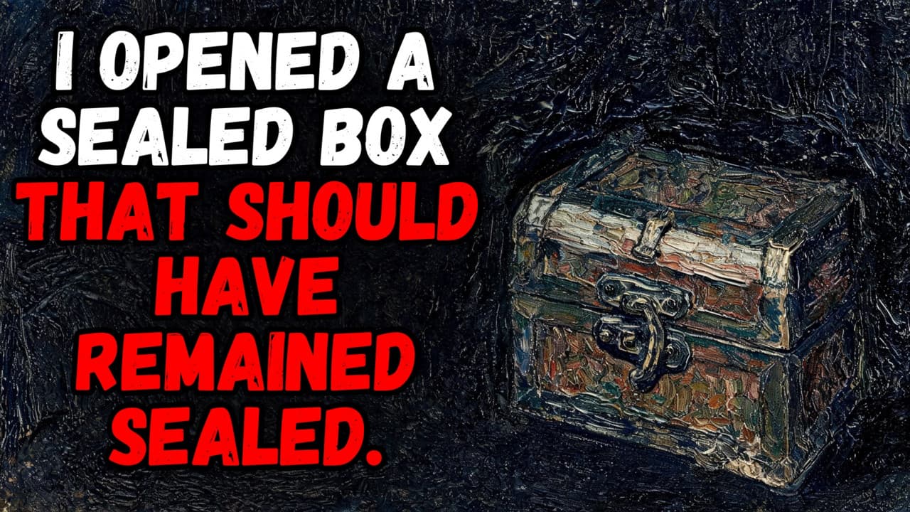 Still from I Opened A Sealed Box That Should Have Remained Sealed.