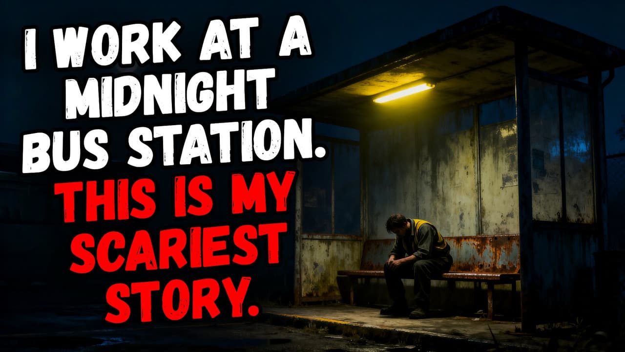 Still from I Work at a Bus Station. This is my SCARIEST story.