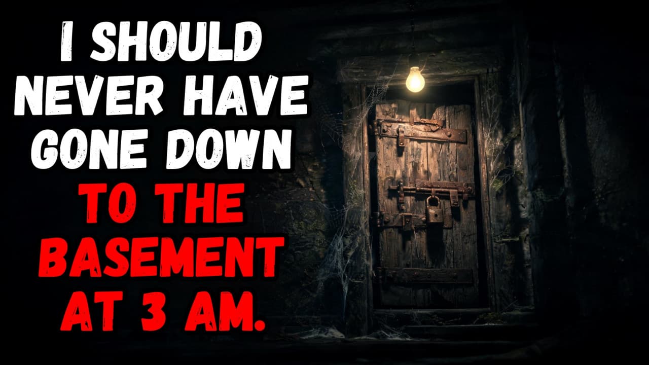 Still from I Should Never Have Gone Down to the Basement at 3 AM.