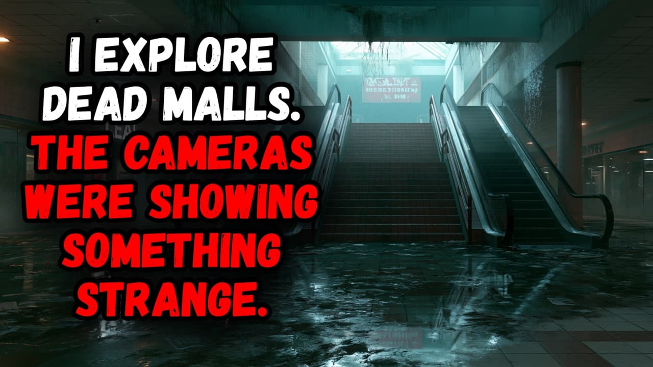 Still from I Explore Dead Malls. The Cameras Were Showing Something Strange.