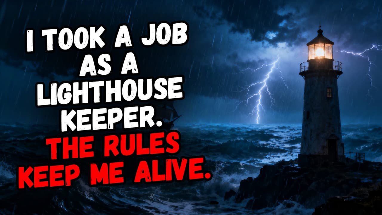 Still from I Took a Job as a Lighthouse Keeper. The Rules Keep Me Alive.