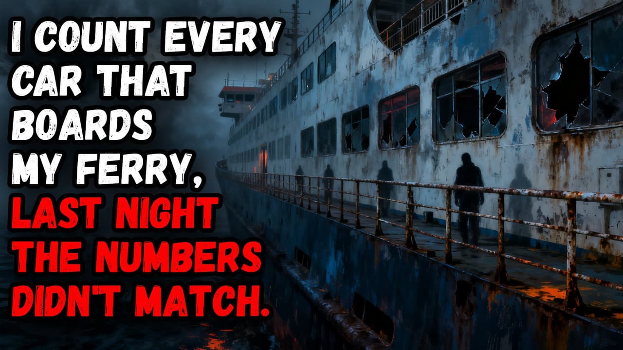 Still from I Count Every Car That Boards My Ferry, Last Night the Numbers Didn't Match.