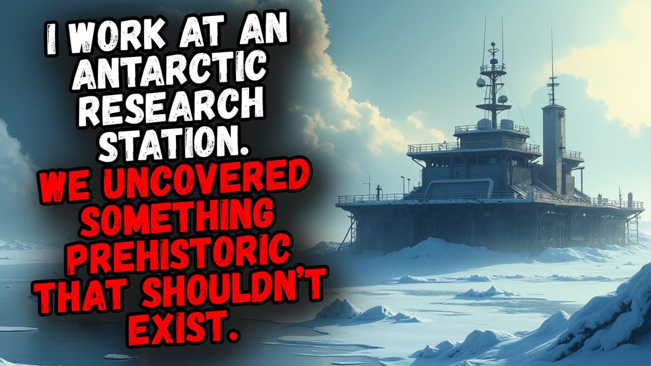 Still from I Work at an Antarctic Research Station. We Uncovered Something Prehistoric That Shouldn't Exist.