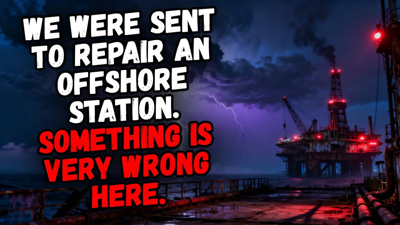 Still from We Were Sent to Repair an Offshore Station. Something is Very Wrong Here.