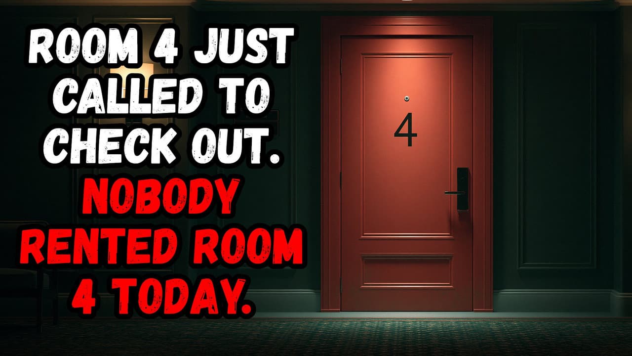 Still from Room 4 Just Called To Check Out. Nobody Rented Room 4 Today.