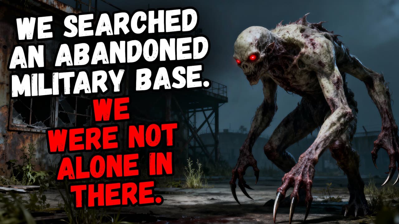 Still from We Searched an Abandoned Military Base. We Were Not Alone In There.