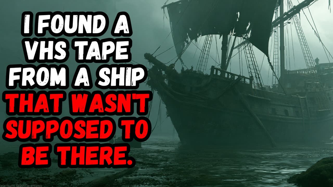 Still from I Found A VHS Tape From A Ship That Wasn't Supposed to be There.