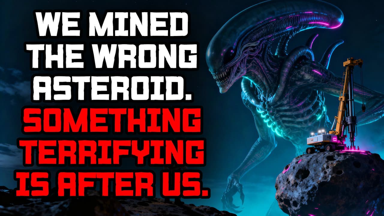 Still from We Mined The Wrong Asteroid. Now Something Terrifying is After us.