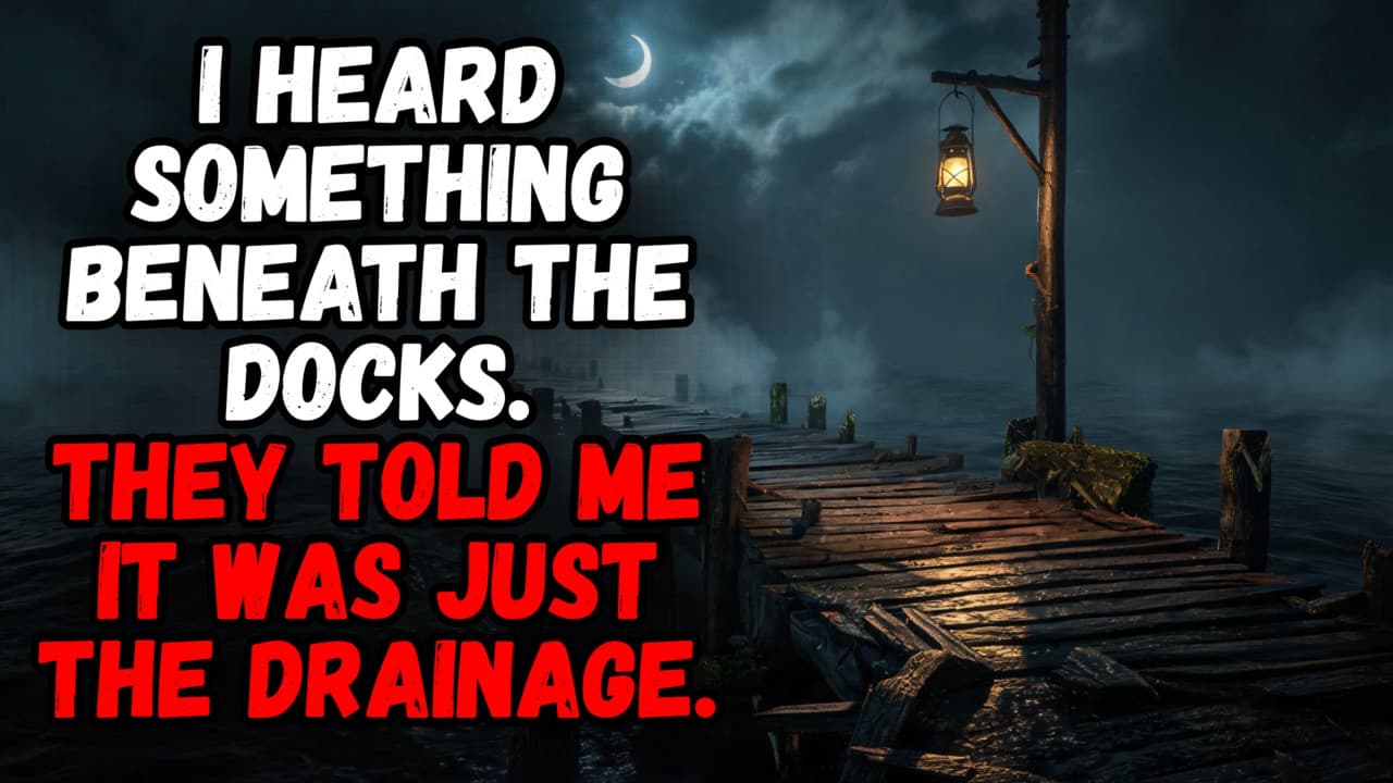 Still from I Heard Something BENEATH the Docks. They Told Me It Was Just the Drainage.