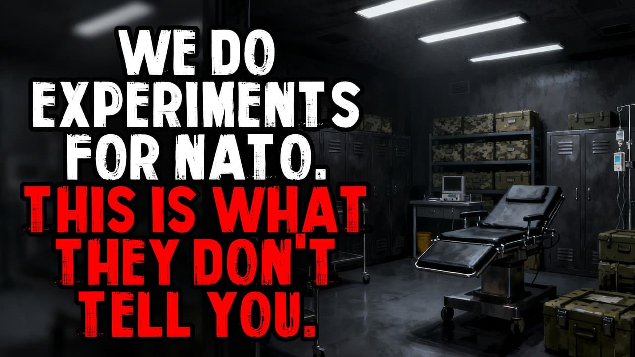 Still from We Do Experiments For NATO. This is What They Don't Tell You.