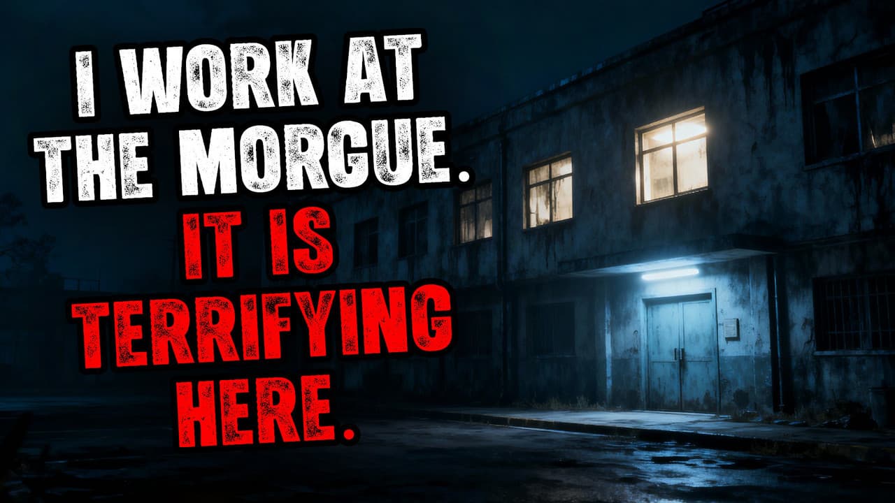 Still from I Work at the Morgue. It is Terrifying Here.