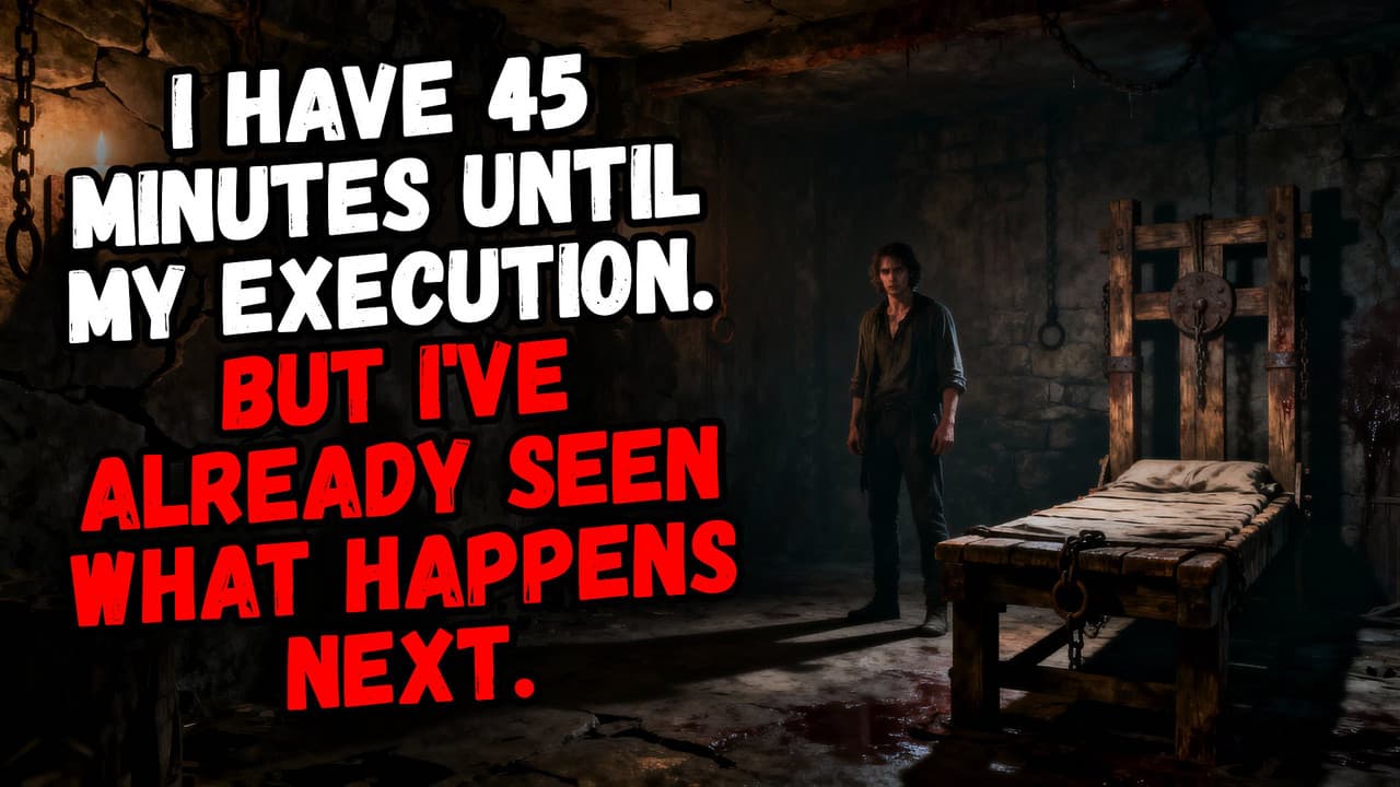 Still from I Have 45 Minutes Until My Execution. But I've Already Seen What Happens Next.