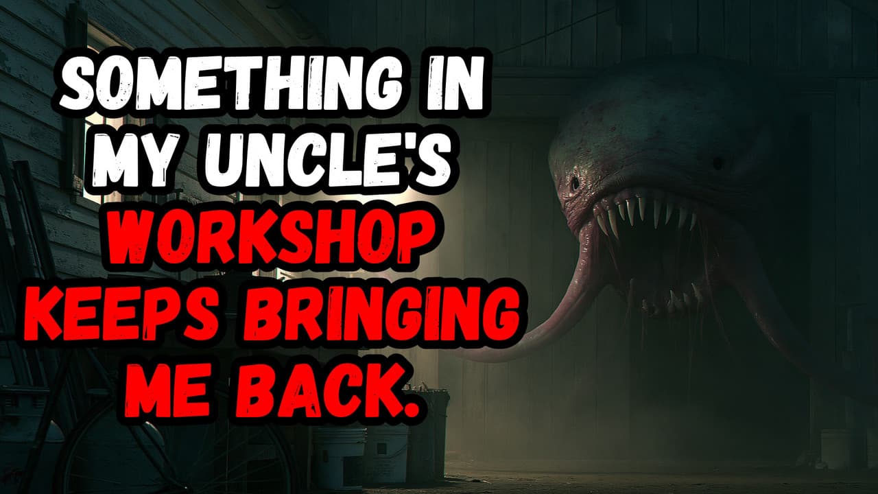 Still from Something in My Uncle's Workshop Keeps Bringing Me Back.